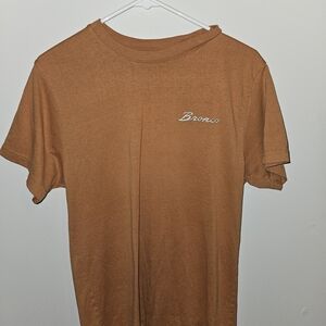 Bronco Men's Casual Rust Tee